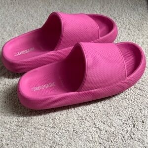 Pink Slide Sandals
